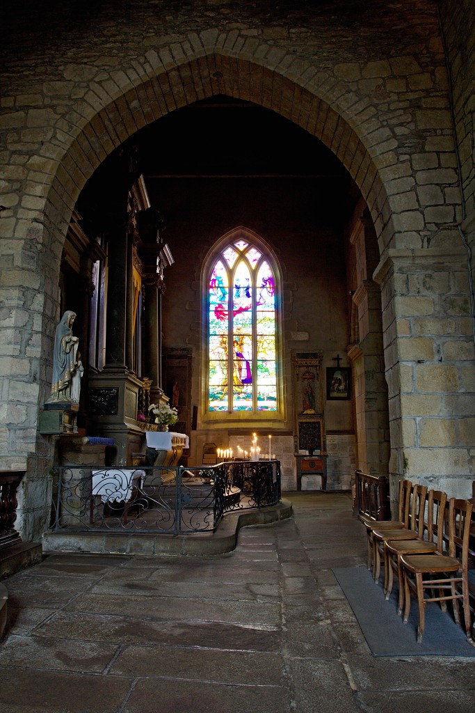 vannes bretagne morbihan hdr france frankrijk rochefort-en-terre rochefort en terre Notre Dame de la Tronchaye kerk